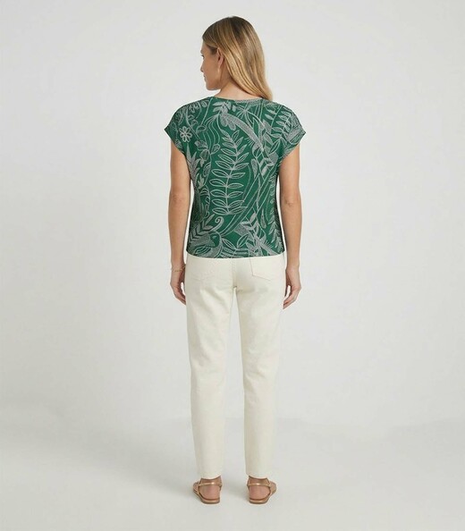 Blusa Feminina em Malha Visco Infinita Cor Verde