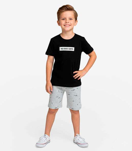 Image_Conjunto Infantil Camiseta e Bermuda Select Cinza