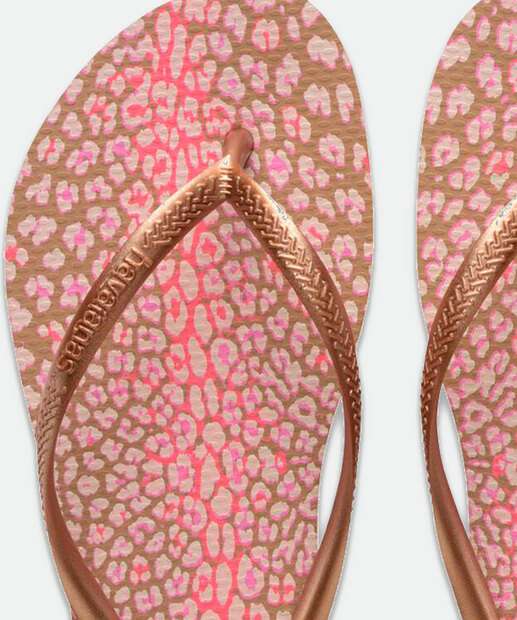 Chinelo Havaianas Feminino Slim Animals