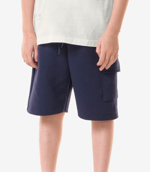 Conjunto Infantil Camiseta Com Bermuda Trick Nick Bege