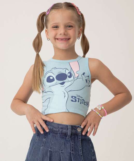 Image_Blusa Infantil Cropped Stitch Tam 4 a 10 Azul