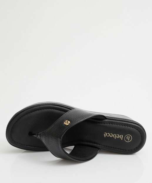 Tamanco Feminino Flatform Bebecê Preto