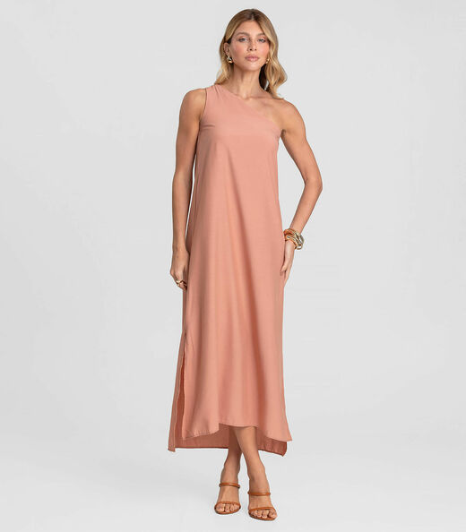Image_Vestido Midi Em Tecido Viscose Dianna Marrom