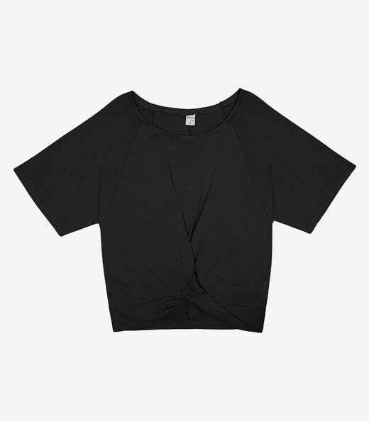 Blusa Feminina Lisa Infinita Cor Preto