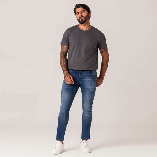 Calça Jeans Skinny Masculina Zune