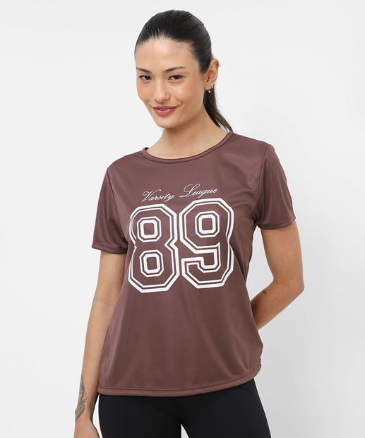 Image_Blusa Feminina Fitness Estampada Marisa Marrom