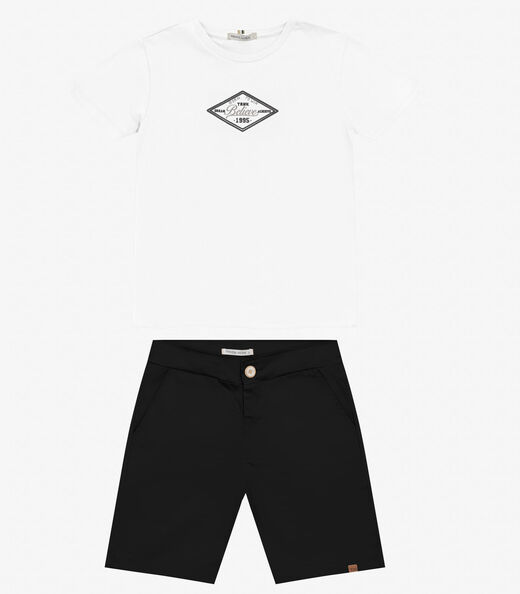 Image_Conjunto Masculino Camiseta com Bermuda Trick Nick Branco