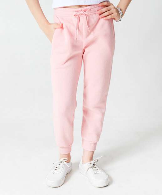 Calça Infantil Moletom Básica Marisa Tam 4 a 10 Rosa
