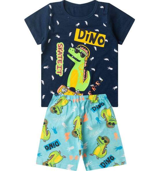 Image_Pijama Infantil Masculino Brilha No Escuro Select Azul