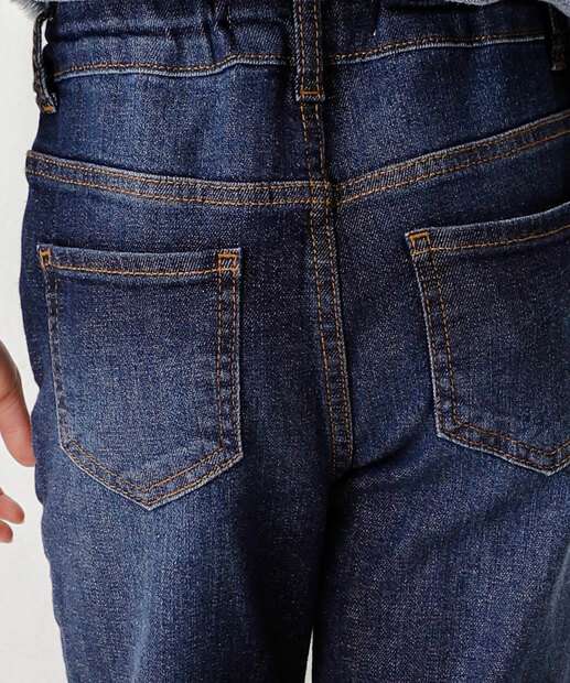 Calça Jeans Flare Infantil Tam 4 a 10