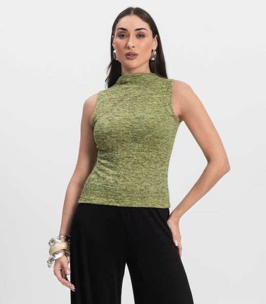 Image_Regata Feminina com Gola Infinita Cor Amarelo