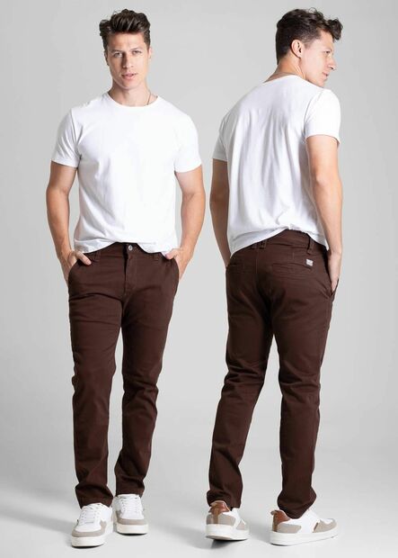 Calça Sarja Sawary Slim - 281528