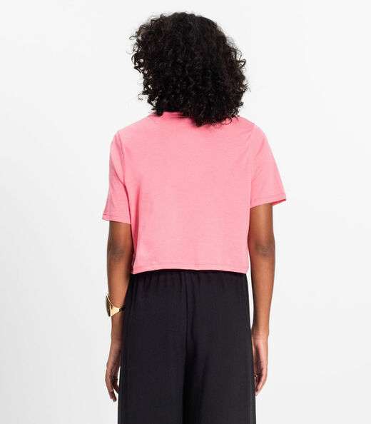 Blusa Cropped Lisa Select Rosa