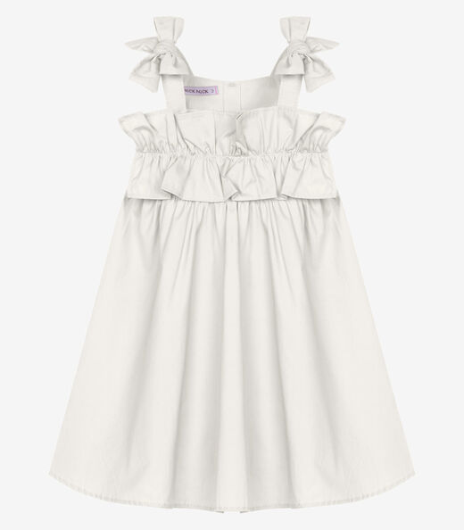 Image_Vestido Infantil Menina Tricoline Trick Nick Bege
