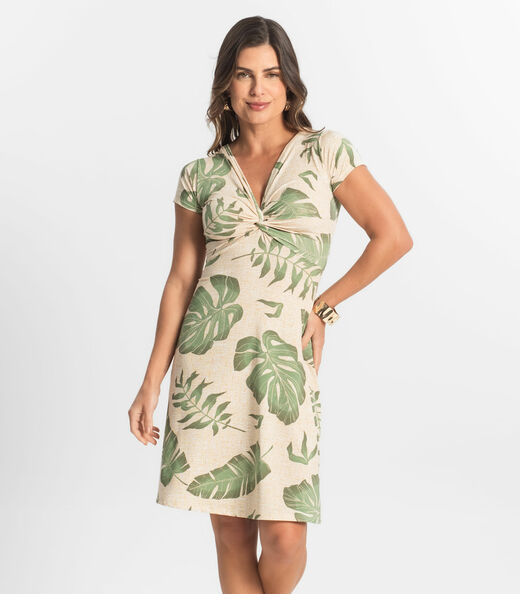 Image_Vestido Curto Feminino Em Liganete Select Bege