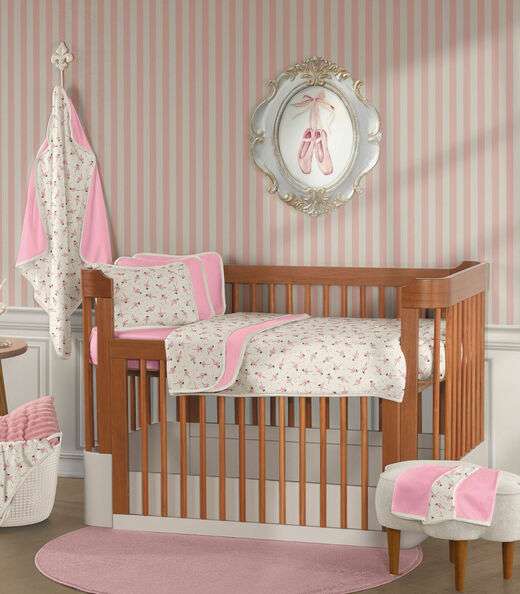 Fronha Avulsa Baby Estampada Vivaldi Rosa