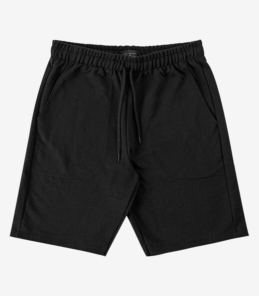 Bermuda de Moletom Masculina Diametro Preto
