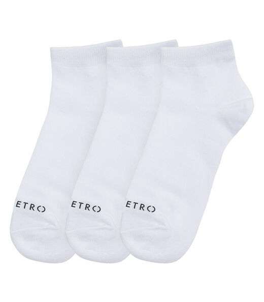 Image_Kit 3 Pares De Meia Cano Curto Adulta Diametro Branco