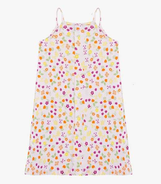 Image_Vestido Infantil em Cotton Leve Rotativo Select Laranja