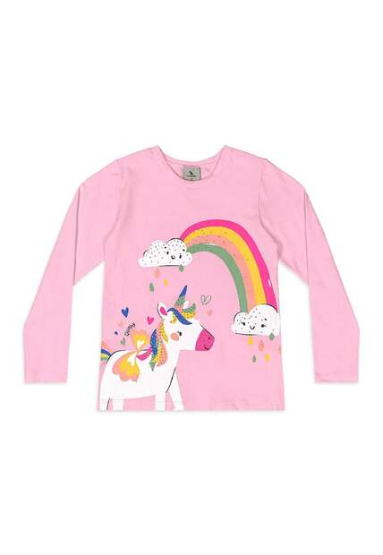 Conjunto Blusa Unicórnio Legging Quimby