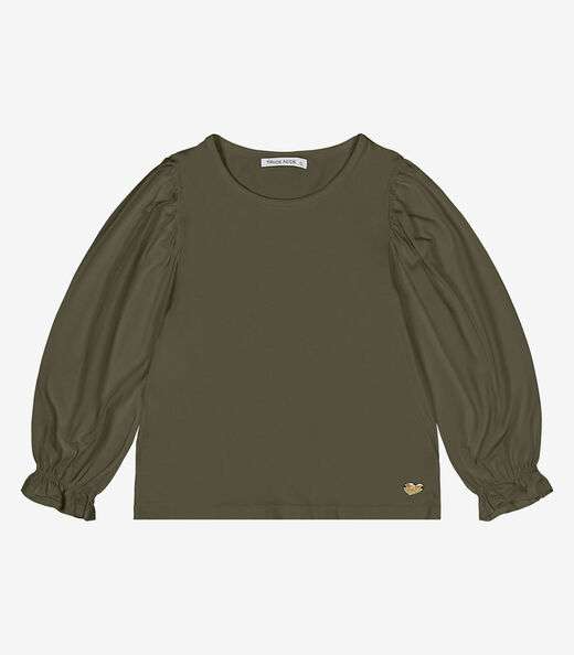 Blusa Infantil Manga Longa Trick Nick Verde