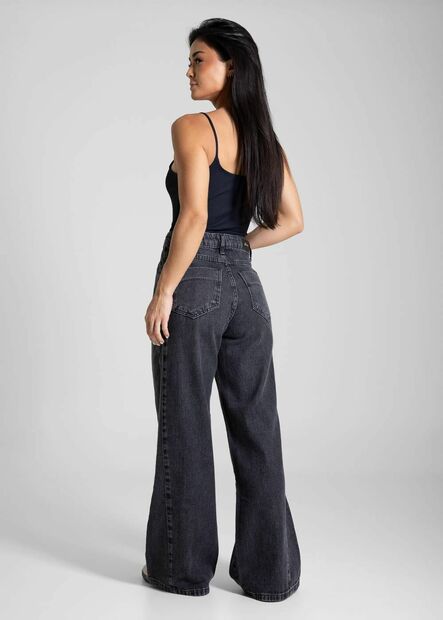 Calça Jeans Sawary Wide Leg Petit - 281978