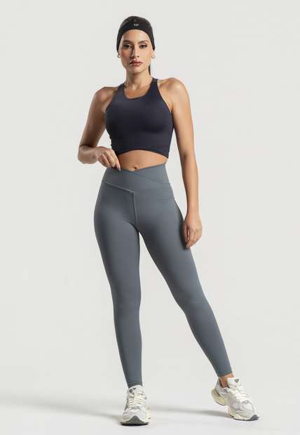 Top Nadador com Recortes Preto Wemood