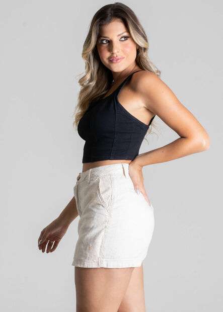 Shorts Saia Linho Sawary - 275189