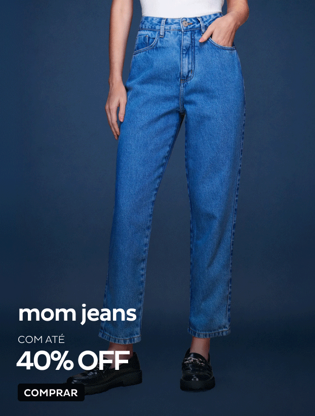 Mom Jeans a partir de 40% OFF Mom Jeans a partir de 40% OFF