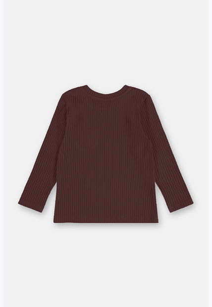 Blusa Infantil Ribana Canelada Up Baby