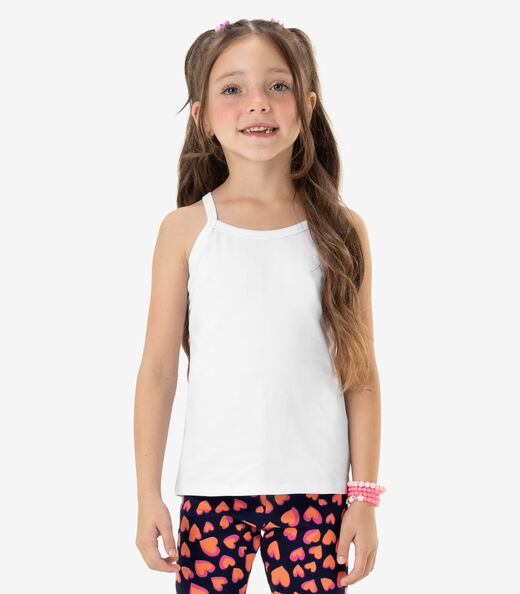 Image_Regata De Alça Infantil Menina Rovi Kids Branco