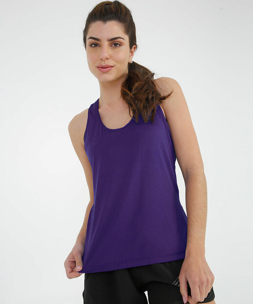 Blusa Regata Feminina Fitness Nadador Marisa