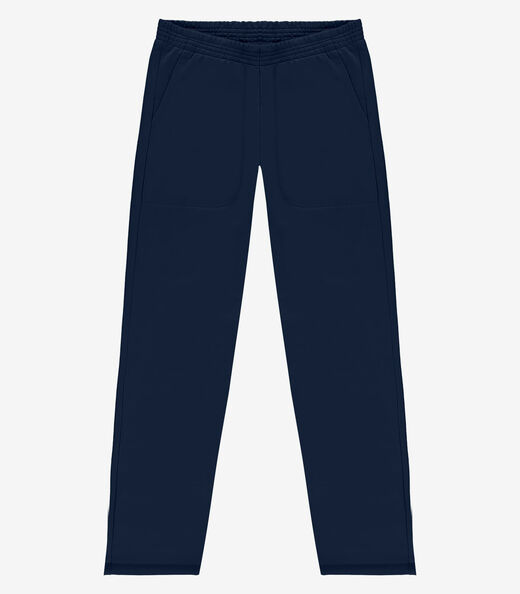 Calça Masculina Moletom Peluciado Diametro Azul