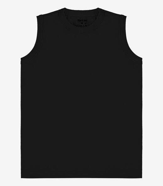 Regata Básica Infantil Masculina Rovi Kids Preto