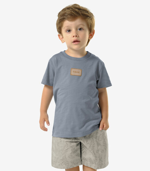 Image_Conjunto Camiseta Cotton Com Bermuda Trick Nick Azul