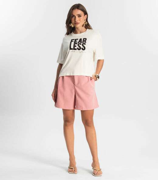 Camiseta Feminina Endless Bege