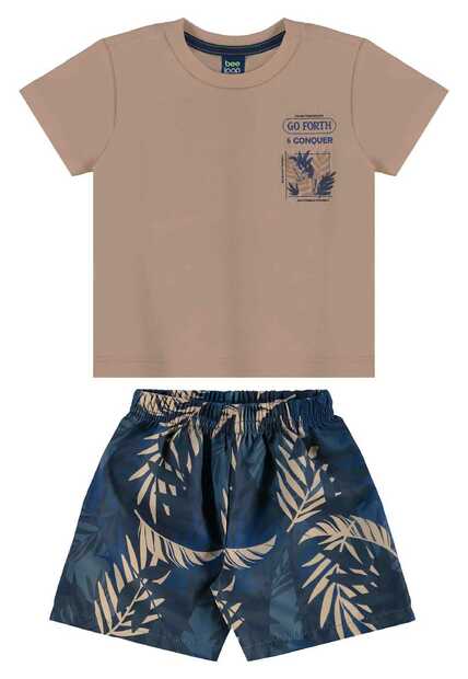 Conjunto Camiseta e Bermuda Bee Loop