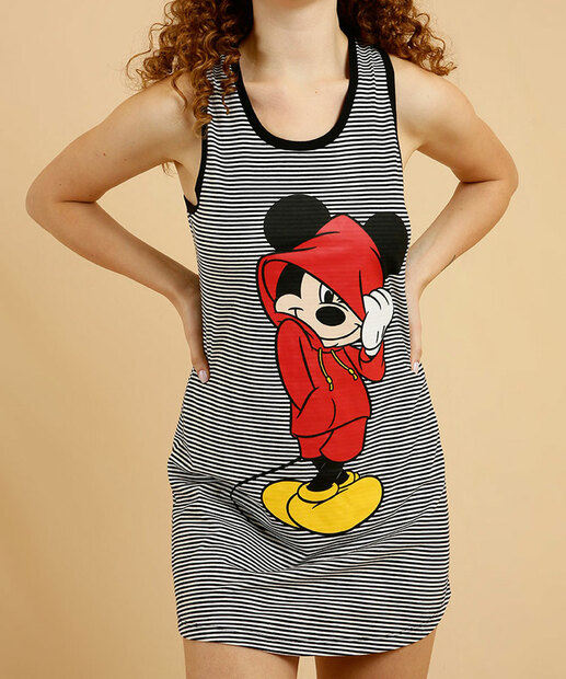 Camisola Feminina Estampa Mickey Sem Manga Disney