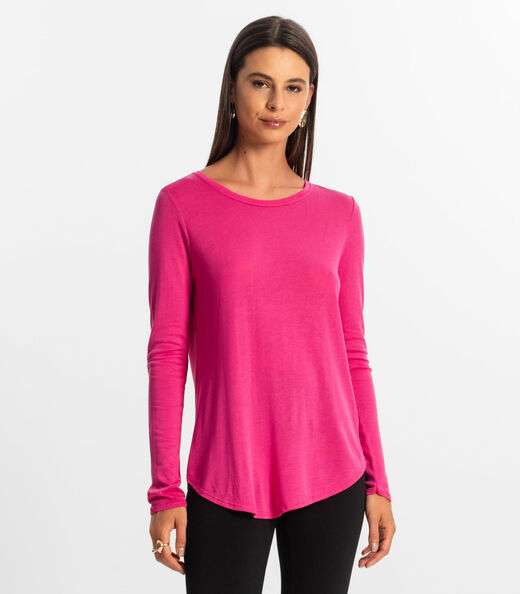 Image_Blusa Feminina Manga Longa Rovitex Rosa