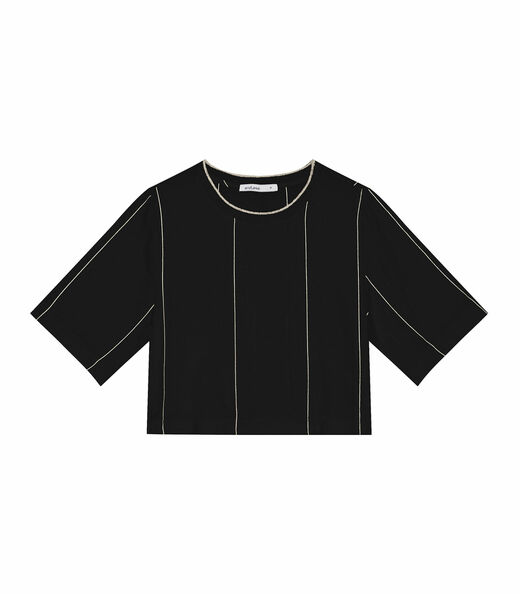 Blusa Manga Curta Feminina Endless Preto