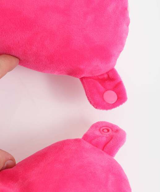 Almofada Pescoço Estampa Corações Marisa