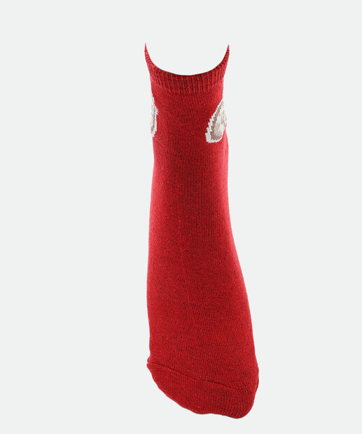 Kit 2 Meias Soquete Feminina Hello Kitty Vermelho