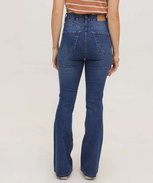 Calça Jeans Flare Feminina 