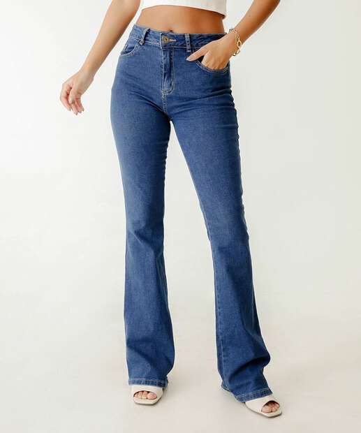 Calça Jeans Flare Feminina Biotipo