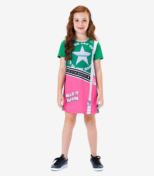 Vestido Infantil Rovi Kids Verde