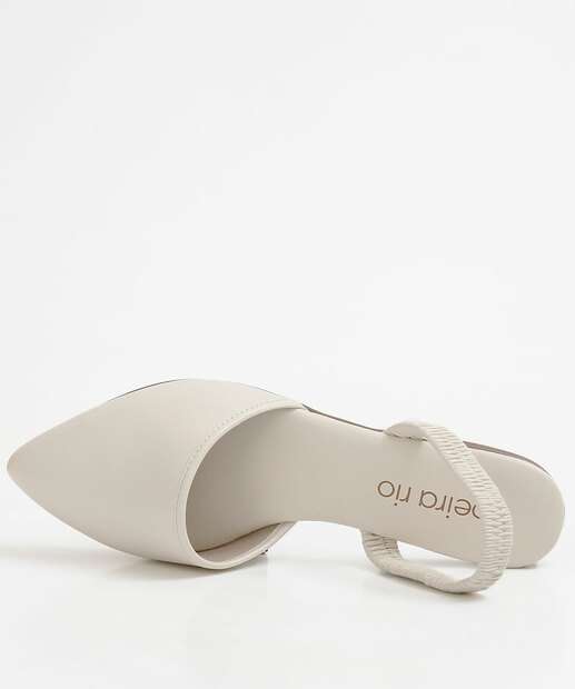 Sapatilha Feminina Slingback Bico Fino Tira Beira Rio 