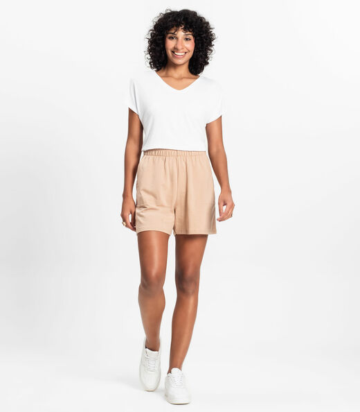 Blusa Feminina Viscotorcion Rovitex Branco