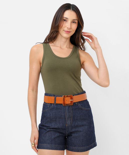 Image_Blusa Regata Feminina Cotton Marisa Verde