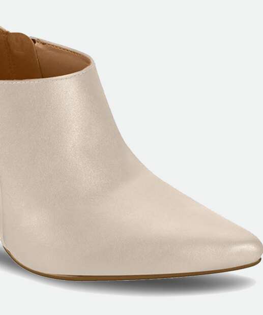 Bota Feminina Ankle Boot Salto Fino Bico Fino Vizzano