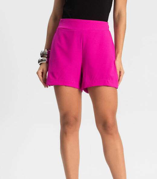 Shorts Feminino Com Bolso Endless Rosa